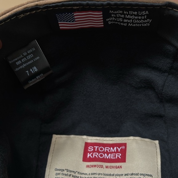 The Original Stormy Kromer Cap-Olive - Picture 4 of 4